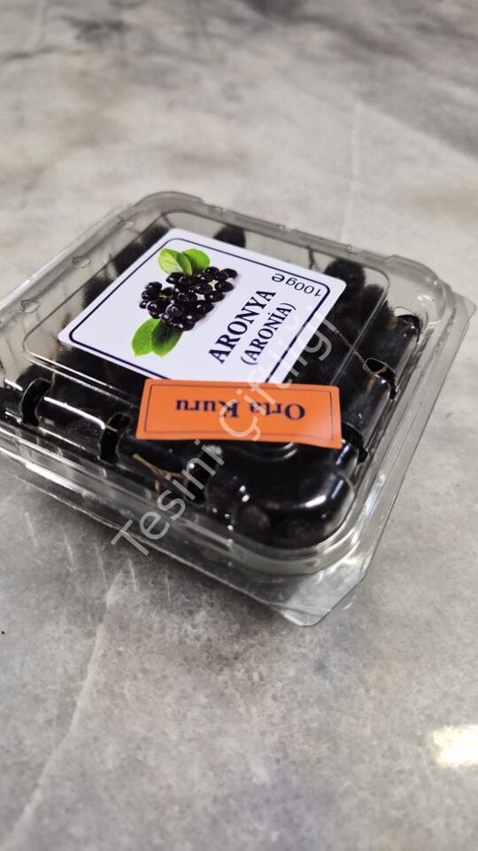 Orta Kuru Aronya 100 g 4'lü Kutu – 4 × 100 g Şale Ambalaj